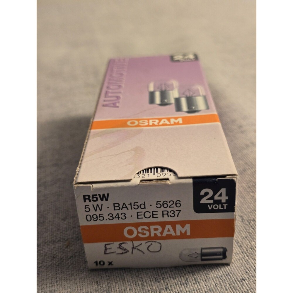 9pcs osram 5627 24V5W R5W BA15S car light truck lamp Original License Bulbs